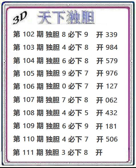 天下独胆