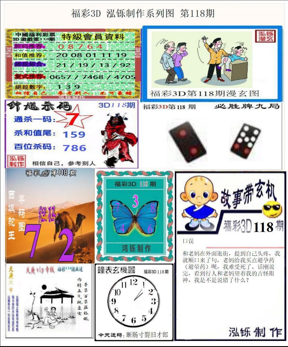 福彩3D泓铄系列图