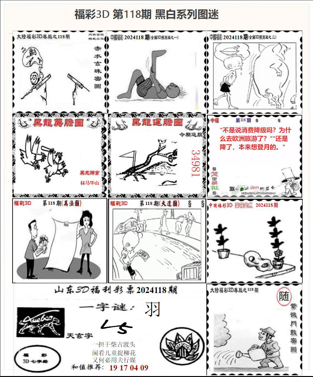 3D黑白系列图迷