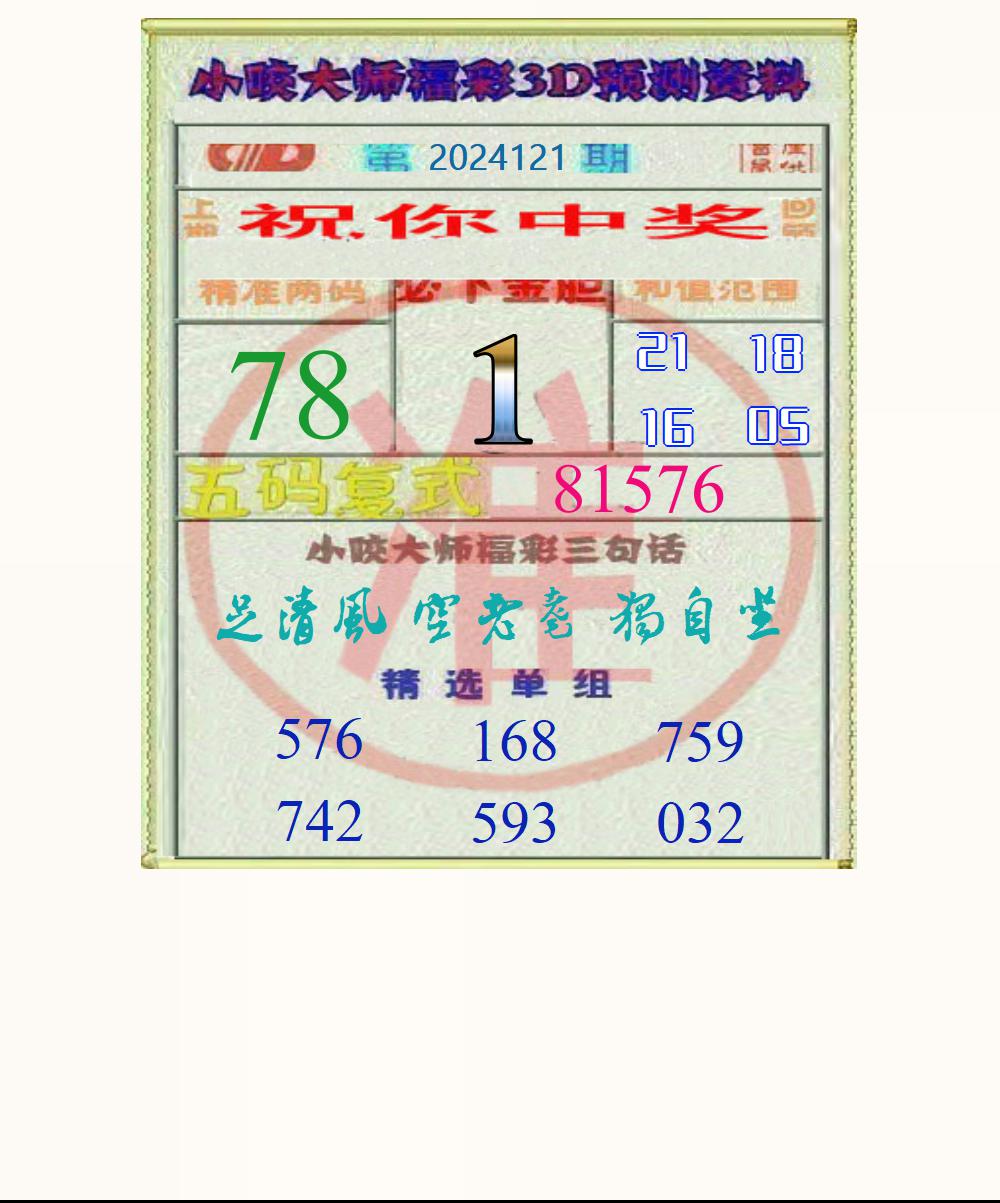 小咬大师福彩图