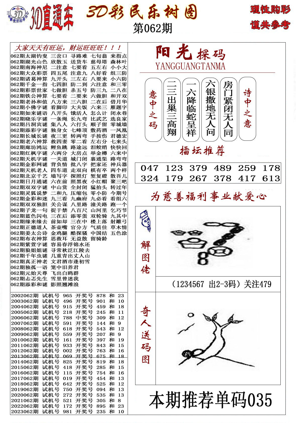 3D彩民乐树图