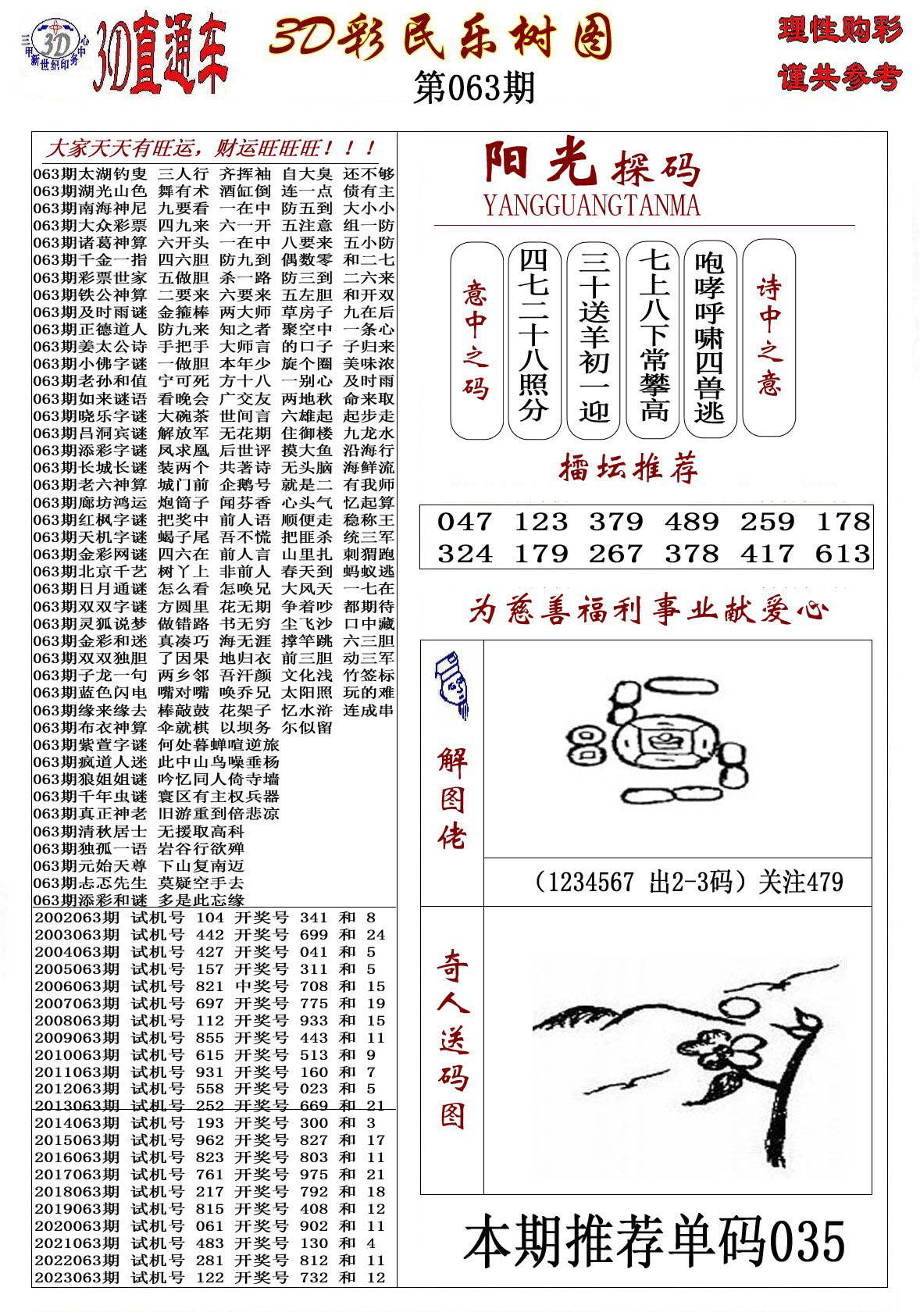 3D彩民乐树图