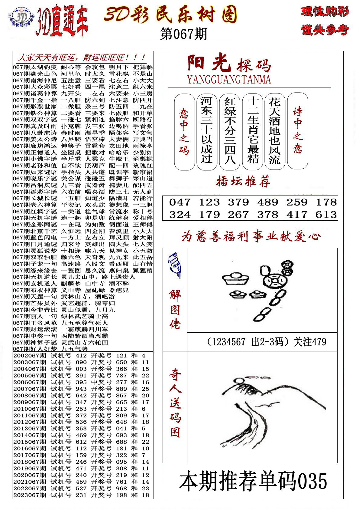 3D彩民乐树图