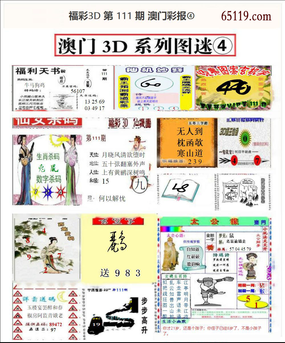 澳门彩报④