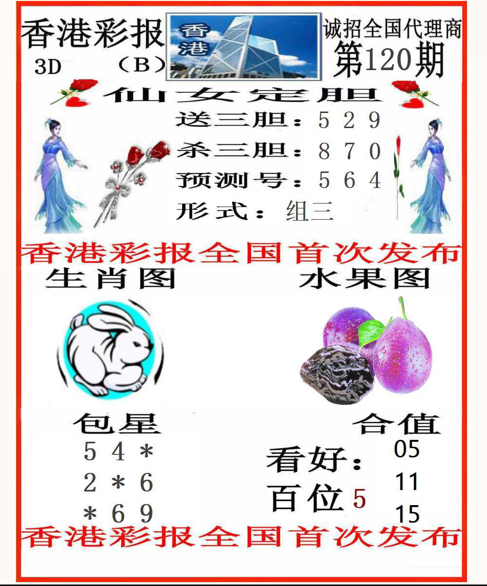 3D香港彩报B版