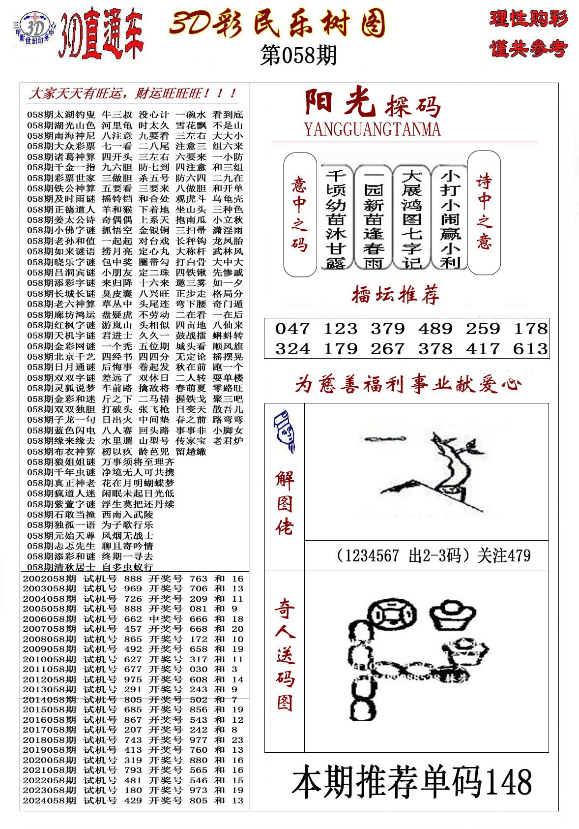 3D彩民乐树图