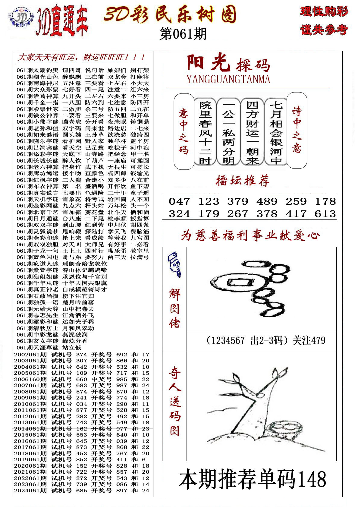 3D彩民乐树图