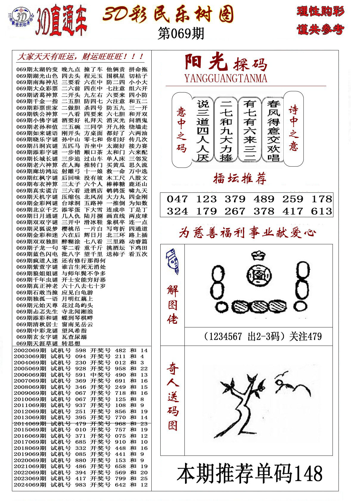 3D彩民乐树图