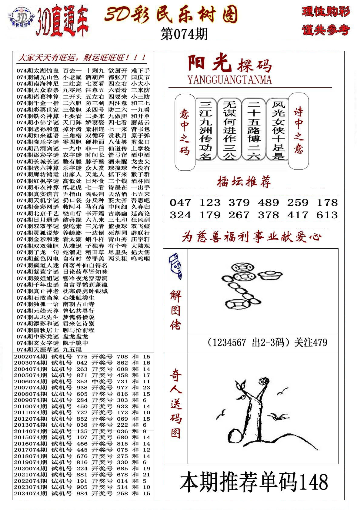 3D彩民乐树图